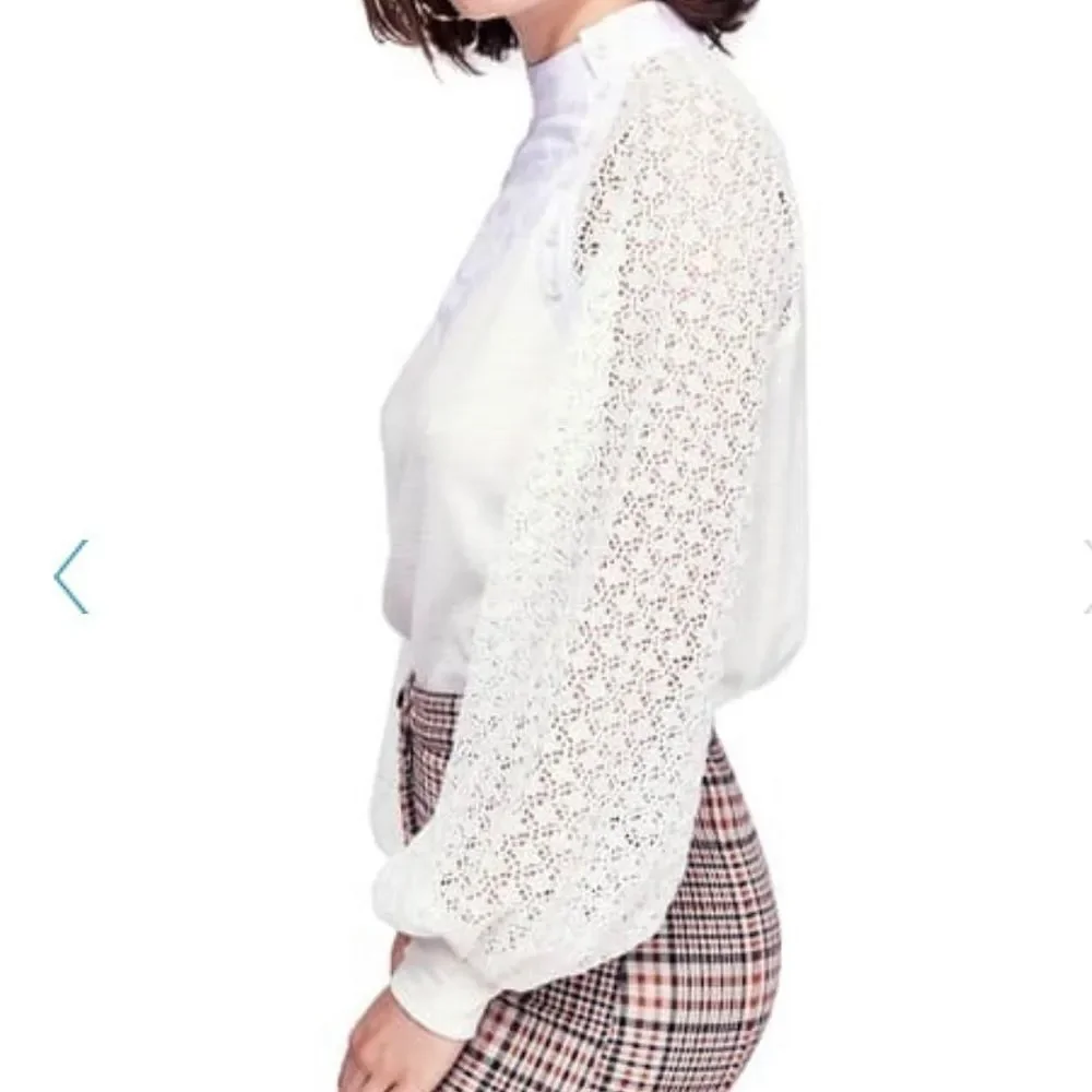 NWT Free People Sweetest Thing Thermal in Ivory